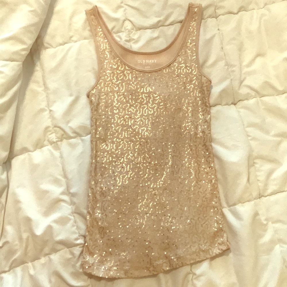 Old navy sequin tank top